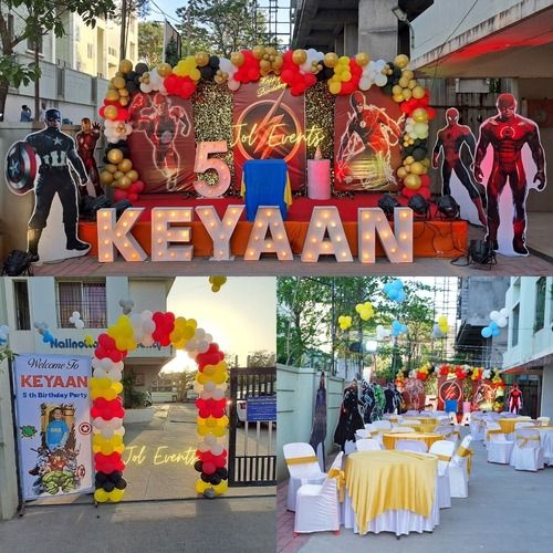 Avenger Theme Birthday Event Decoration Services