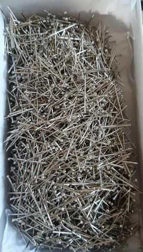 Paper Pins - Steel Material, Standard Size, Polished Silver Finish | Lightweight, Portable, Rust And Corrosion Resistant