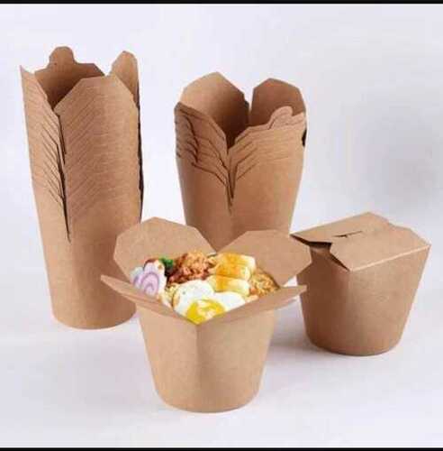 Paper Noodle Box - Color: Brown