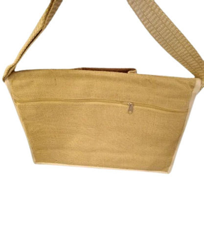 Plain Jute Laptop Bag