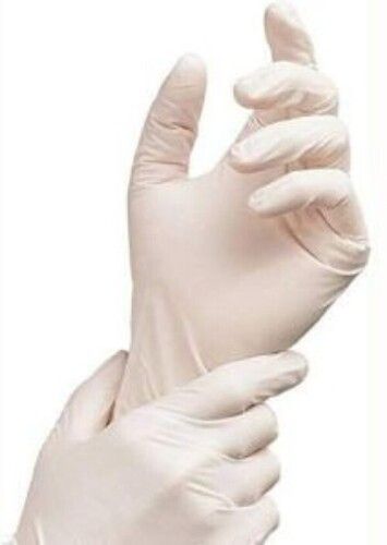 Powdered Latex Examination Gloves - Color: White