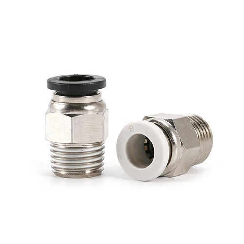 Pneumatic Fittings - Air Consumption: Maximum Air Flow Capacity: Sea Ling Is Maintained For Tube Connection Perfectly On The Outside Surface Of The Tube