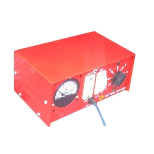 Red Electric Battery Charger