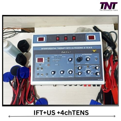 TNT 3 in 1 IFT+US+4ch TENS Physiotherapy Machine
