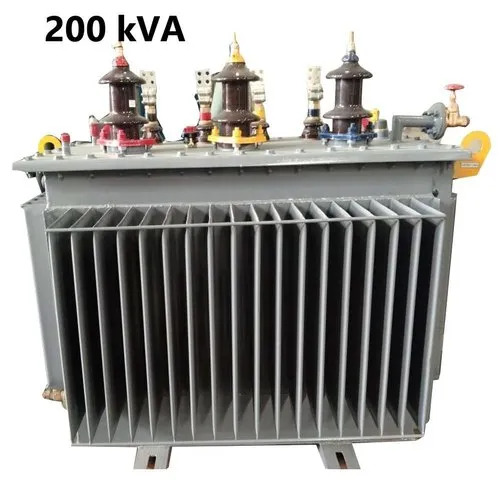 200kVA Distribution Transformer - Copper Winding, Oil Cooled, 11/0.433 KV, IS-1180 Standard, Energy Efficiency Level 3 | Three Phase Power Supply Solution