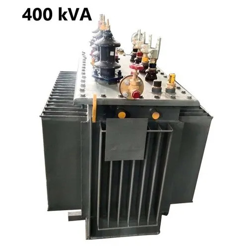 400kVA Distribution Transformer - Oil Cooled, Copper Winding | IS-1180 Standards, Three Phase Power Supply