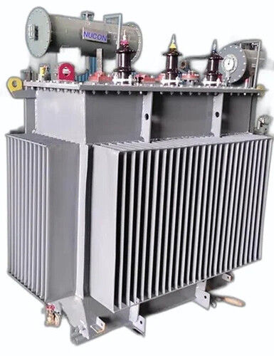 Oil-Cooled Distribution Transformer - 11/0.433 KV Voltage Ratio, Copper Winding Material | Three Phase Power Supply, Standards Compliant with IS-1180