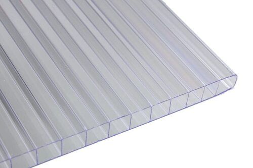 White Multiwall Polycarbonate Sheet - Material: Pvc