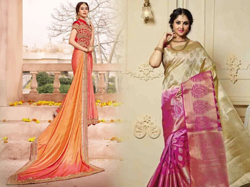 Soft Silk Saree - Material: Georgette