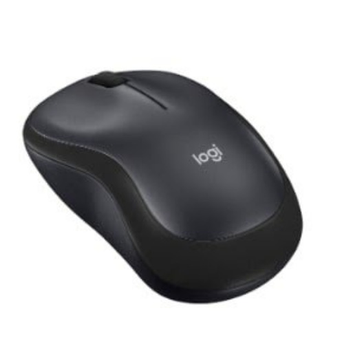Black Computers Mouse - PETG Material, Wireless Connectivity, Black Color | Trackball Design, Dual-Hand Orientation, Optical Movement Detection