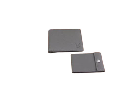Mens Genuine Leather Wallet - Polished Grey, Attractive Design with Durable Card Slot & Comfortable Fit