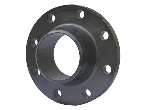 Weld Neck Flanges - High Strength Steel, Rust Free, Round Shape, Highly Pure Silver Finish