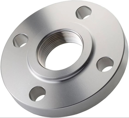 Ansi Stainless Steel Flanges - Round Shape, Silver Color | Durable, Rust-free, High Strength, Highly Pure Stainless Steel