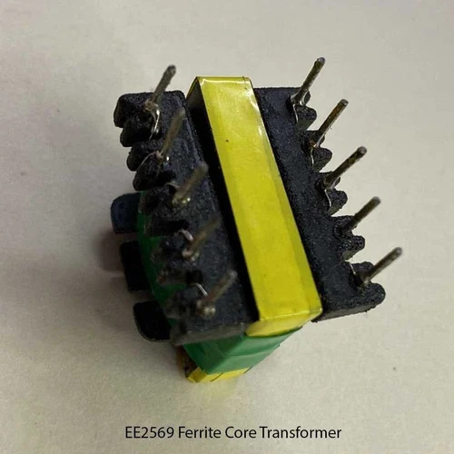 EE2569 Ferrite Core Transformer - Ferrite Material, Single Phase, Power Supply Use | Dry Type, Air Cooled, Voltage Booster Capabilities