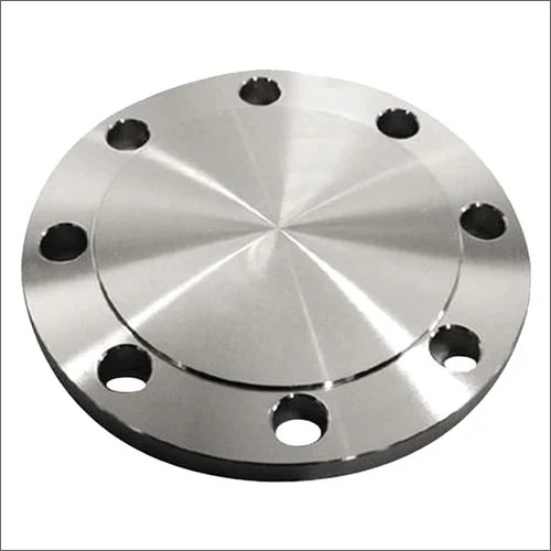 MS Blind Flanges - High Strength Round Steel Design | Durable, Rust Free, Highly Pure, Silver Finish