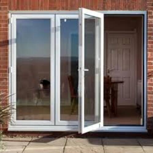 White Upvc Glass Door