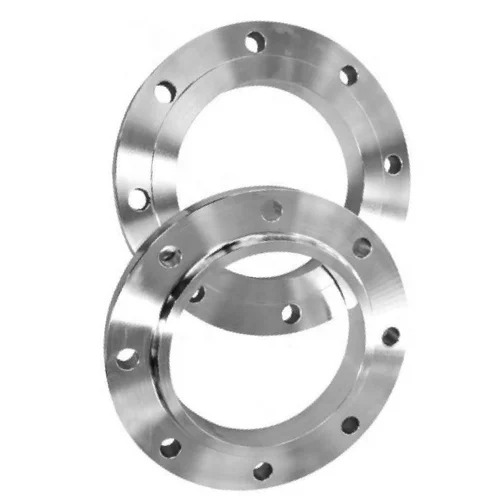 Round Carbon Steel Flange - High Strength, Rust Free, Durable | Silver Finish, Round Shape
