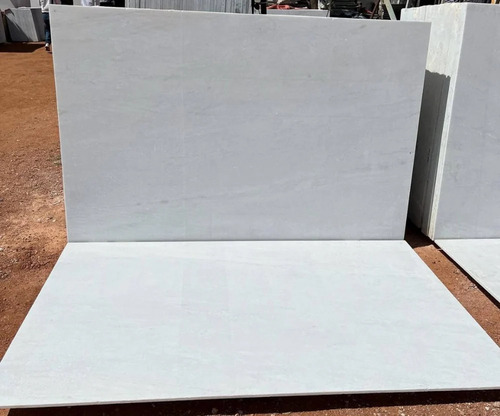 16 mm Morwad White Marble - 16 mm Thick, Polished Surface | Scratch Resistant, Durable Slabs for Elegant Flooring Solutions