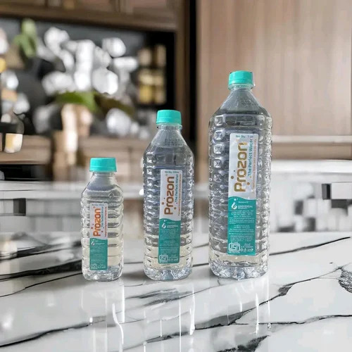 500 Ml Packaged Drinking Water Bottle - Plastic, Transparent, Round | Portable Size, Purified Water, Recyclable, Tamper-Proof Seal, Hygienic Packaging