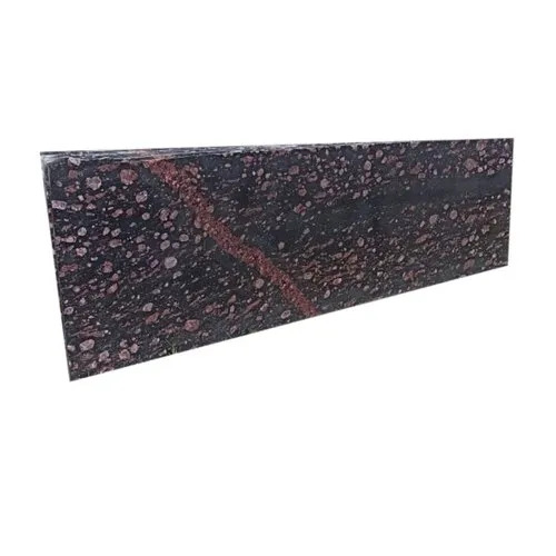 Black Galaxy Granite Slab - Polished Finish, Scratch Resistant, Durable for Flooring and Countertops