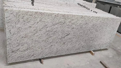 Kashmir White Granite Slab - Polished Finish, Durable and Scratch Resistant | Ideal for Flooring Applications