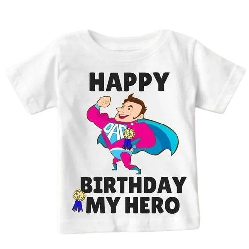 Kids White Printed T Shirts - Age Group: 2-10 Years