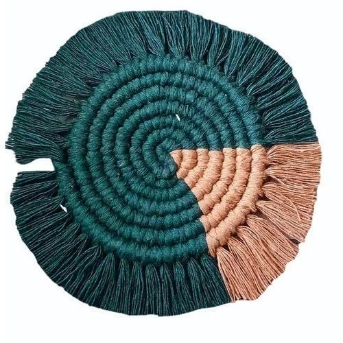 Plain Macarme Cotton Rope Coaster