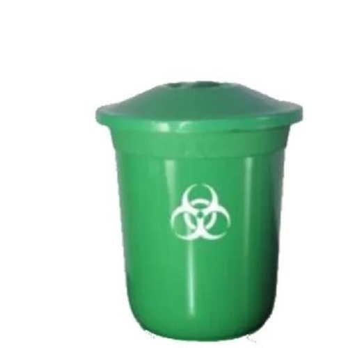 Plastic Round Bin With Lid - Plastic, Various Sizes Available, Various Colors Available | Crack Resistant Design, Quality Tested, Timely Delivery