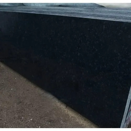 Rajasthan Black Granite Slabs - Polished Finish, Durable and Scratch Resistant | Ideal for Flooring and Countertops
