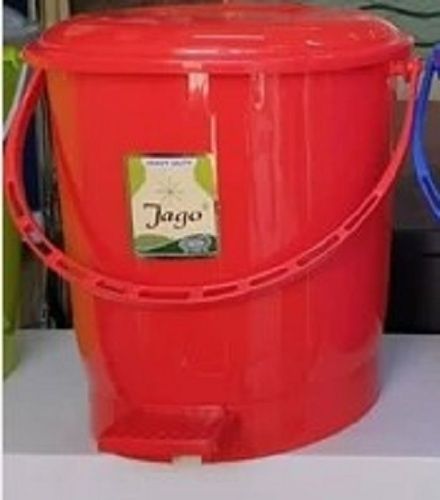 Red Color Plastic Pedal Dustbin