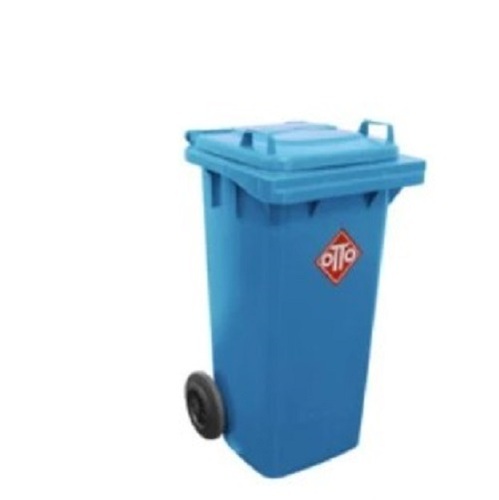 120 L Wheeled Bin - Plastic Material, Various Colors Available | Low Price, Crack Resistant, Quality Tested