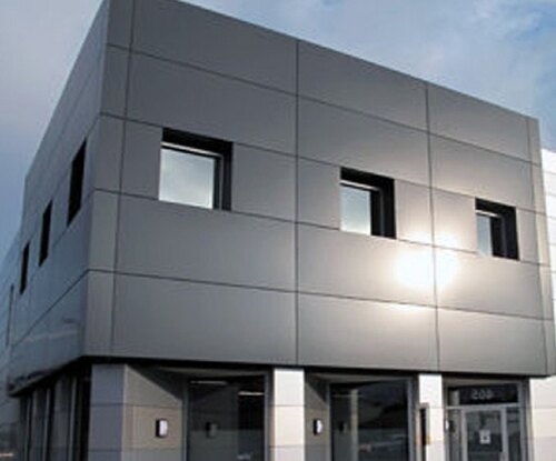 ACP Cladding - Aluminum Dark Grey, Premium Quality with Antibacterial Features, Hard Structure and Optimum Finish