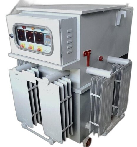 Servo Three Phase Voltage Stabilizer - 340V-460V Input, 99% Efficiency | Premium Quality, Overload & Surge Protection, 5-Year Warranty