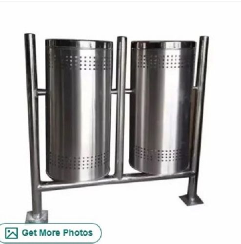 Stainless Steel Pole Dust Bin