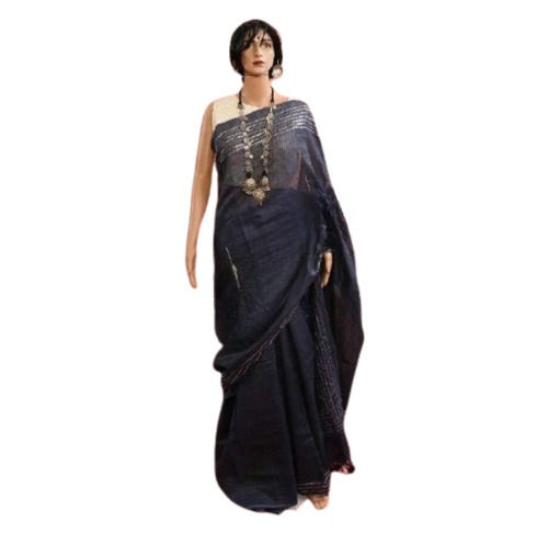 Grey Khadi Cotton Sarees