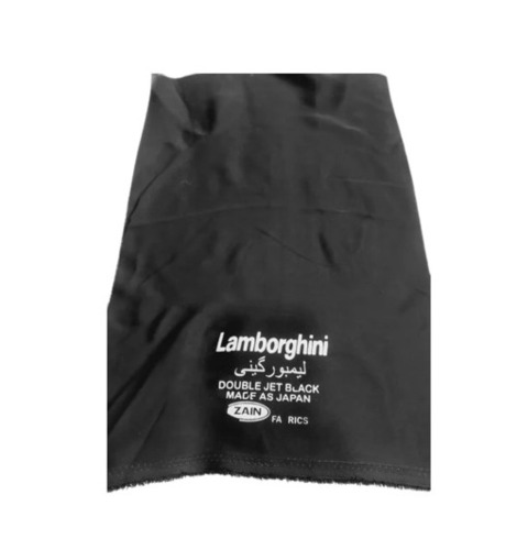 Lamborghini Abaya Fabric - Polyester, 100 Meter Length, Black | Quick Dry, Stain & Wrinkle Resistant, Fade & Tear Resistant, Higher Strength