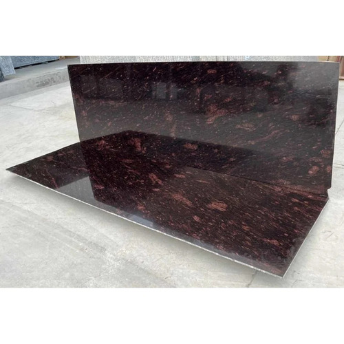Natural Brown Granite Slab - Polished Finish, Durable and Scratch Resistant | Ideal for Flooring and Other Applications