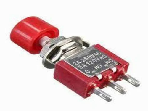 Nc Metal Push Button Switches - Premium Metal, New Condition, 5-year Warranty | Ideal For Electronic Switching And Power Supply
