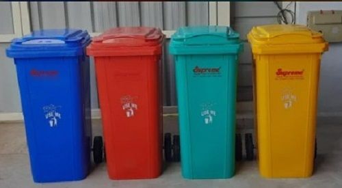 Plastic Dustbins - Crack Resistant Plastic, Spacious Design , Various Sizes and Colors Available, Quality Tested