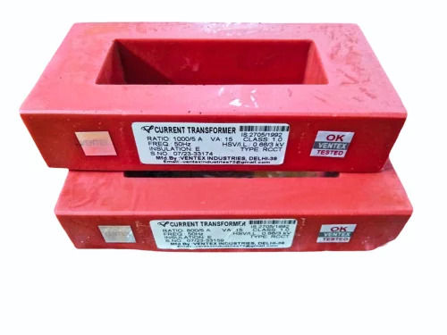 Cast Resin Transformer - 1000/5A CT Ratio, 660V, 0.5 Accuracy Class | Copper Winding, Busbar Mounting, Dry Type Cooling, Single Phase Usage