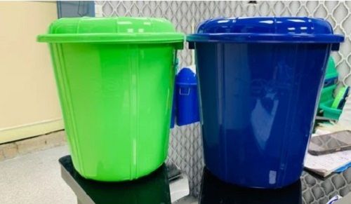 Round Plastic Dustbin