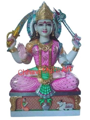 Santoshi Mata Marble Statue