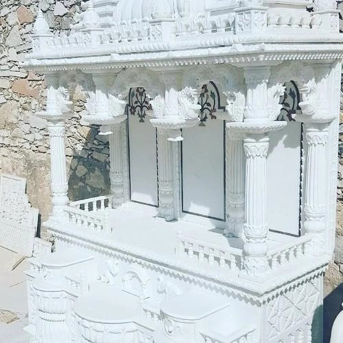 White Outdoor Marble Temples