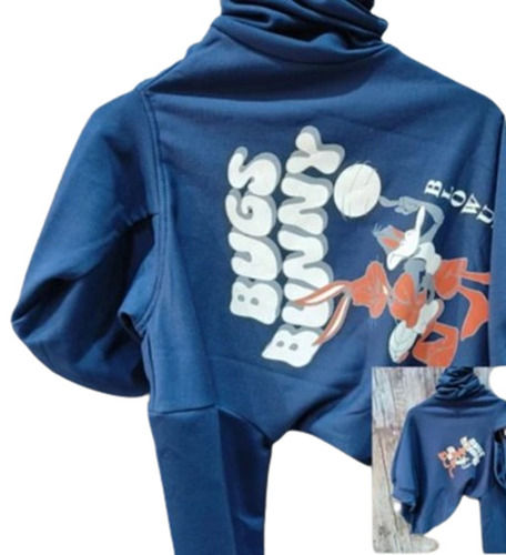 Women Blue Hooded Sweatshirts