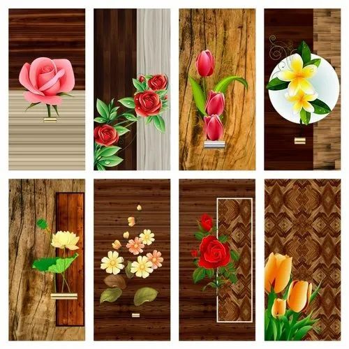 Door Laminated Paper - Premium Quality Brown Paper Modern Design with Customized Size and Finished Surface