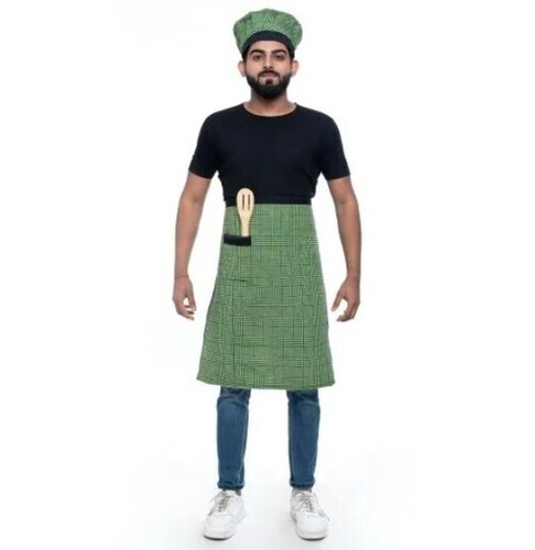 Green Check Apron