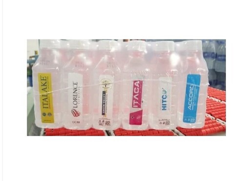Private Labelled Water Bottle - 250 ml PET, Transparent Round Shape | Screw Cap, 90% Purity, Ideal for Events and Parties