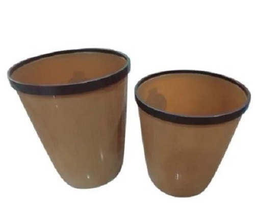 Round Open Top Plastic Dustbin - Plastic Material, Various Sizes Available, Various Colors Available | Crack Resistant, Quality Tested, Ideal for Housekeeping