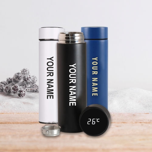 Temperature Water Bottle - Color: White