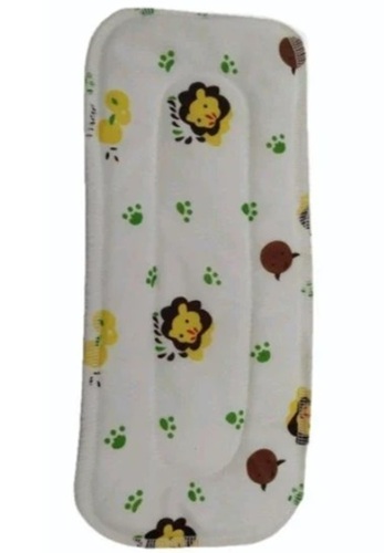 Baby Printed Cotton Insert Pad - Cotton Material, All Size Fit, Multi-Color Design , Reusable Cloth Diaper for Newly Born Babies